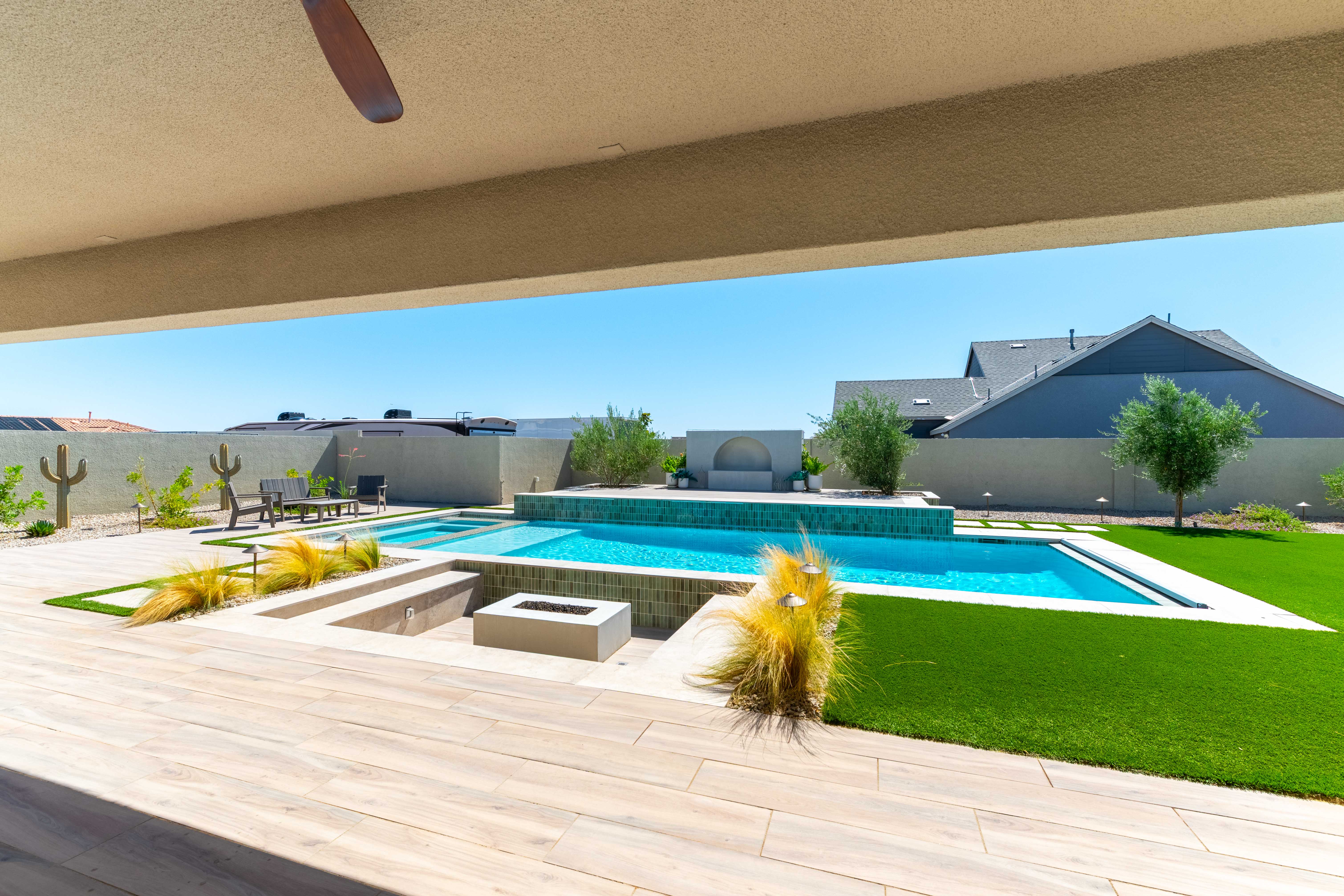 8866 Harvest Sunset St — Pool & Backyard